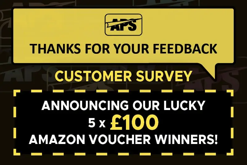Thanks for your valued feedback to our Customer Survey - Announcing our lucky 5 x £100 Amazon voucher winners...